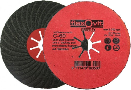 dischi fibrati semiflessibili al carburo  di silicio mm.115 cp flex 69957336400