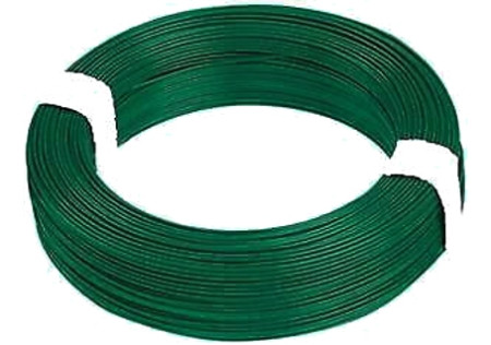 filo cavatorta plastificato verde  tensione mm.2,1 2,8 mt.100 fiv21284100b