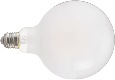 lampade century led vintage satinate  globo e27 luce calda w.11 k.3000 lm.1521  insg125-122730