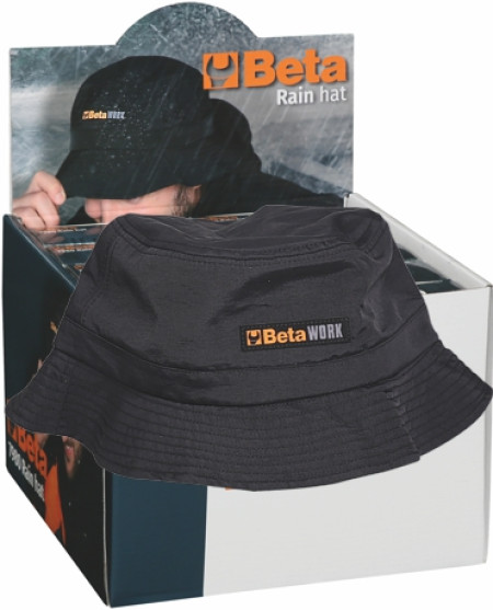 cappelli beta antipioggia in poliestere  display da banco pz.10 7980ne10