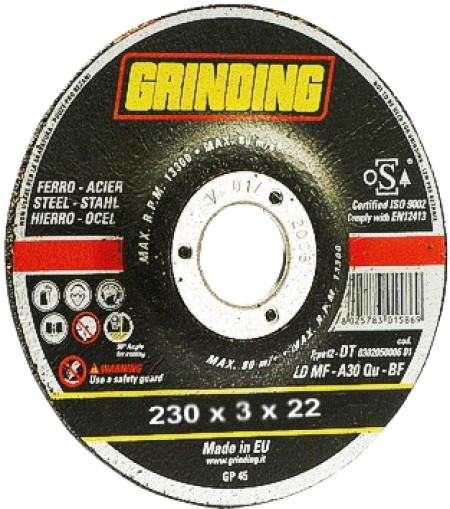mole abrasive grinding d t mm.230x3x22  ld-mf 66252922742