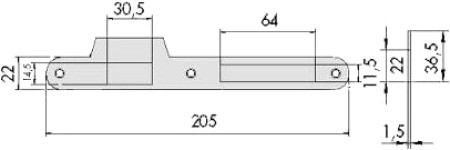 contropiastre cisa angolari ottone x  multipunto 06213-05-0