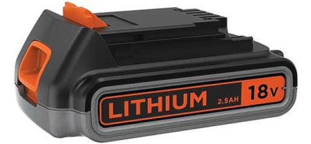 batterie black+decker litio 18v 2,5ah  bl2518-xj