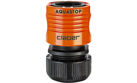 raccordi claber automatici x tubi 1 2\'  aquastop 8602