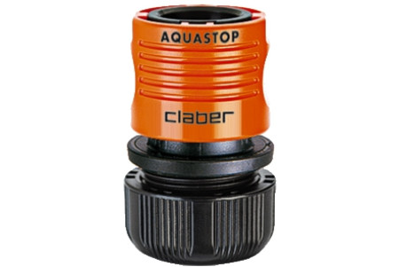 raccordi claber automatici x tubi 5 8\'  aquastop 8566