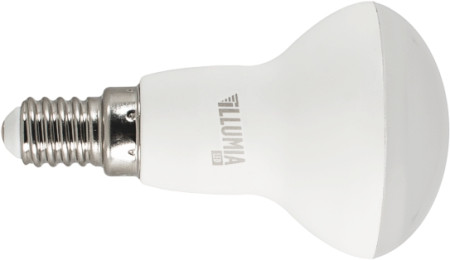 lampade century led r50 e14 luce calda  w.5 lm.400 k.3000 lr50-051430
