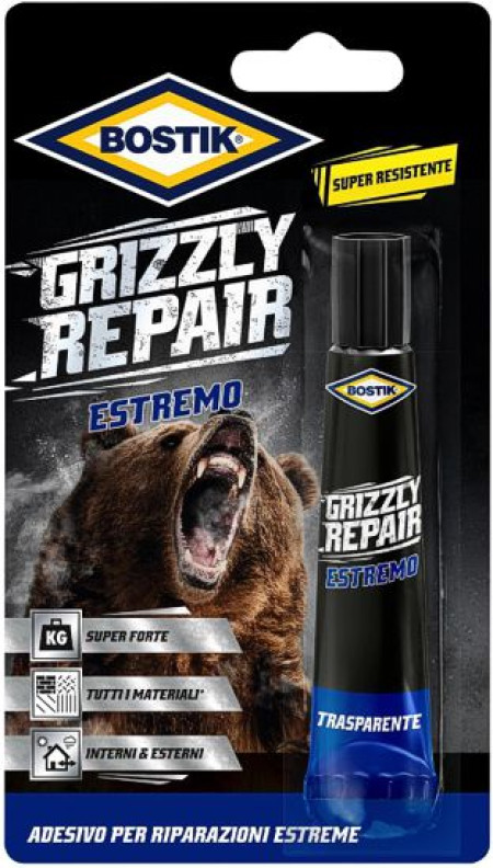 bostik adesivi grizzly repair estremo  tubetto 20 gr. 7000541