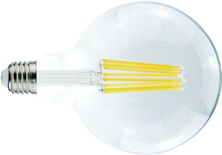 lampade reer led globo g125 c filamento  alta potenza e27 w.22 lm.3452 k.2700  5456256
