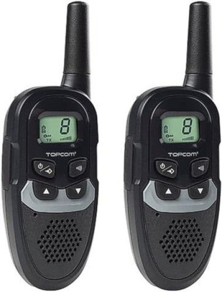 walkie talkie duo combi pack twintalker  portata 6 km - 8 canali rc-6410